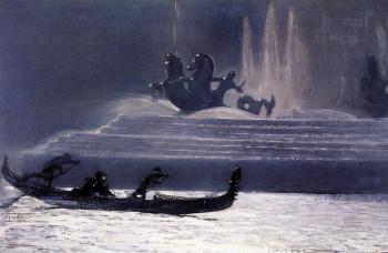 Winslow Homer : The Fountains at Night World's Columbian Exposition